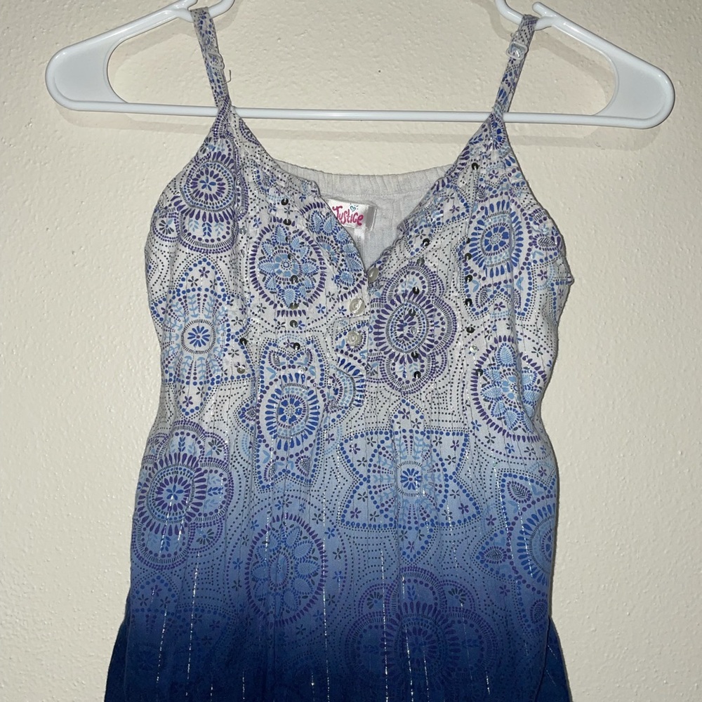 Justice Ombré Blue Top